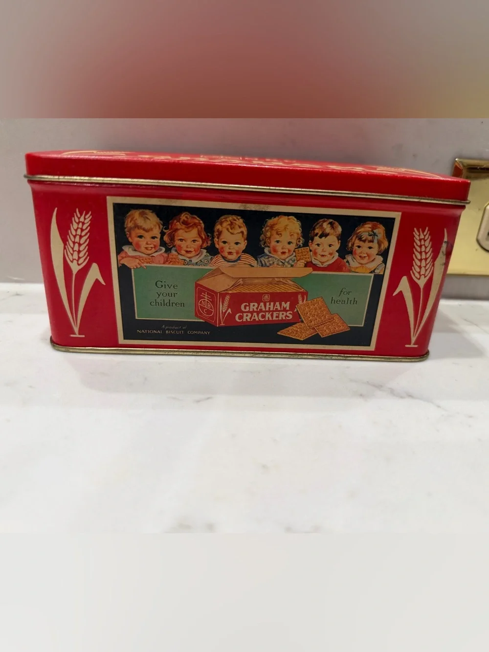 Vintage Nabisco Graham Crackers Tin